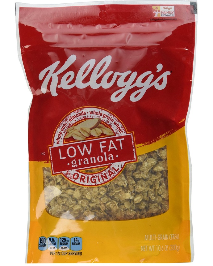 Kelloggs Cereal Low Fat Granola Original 