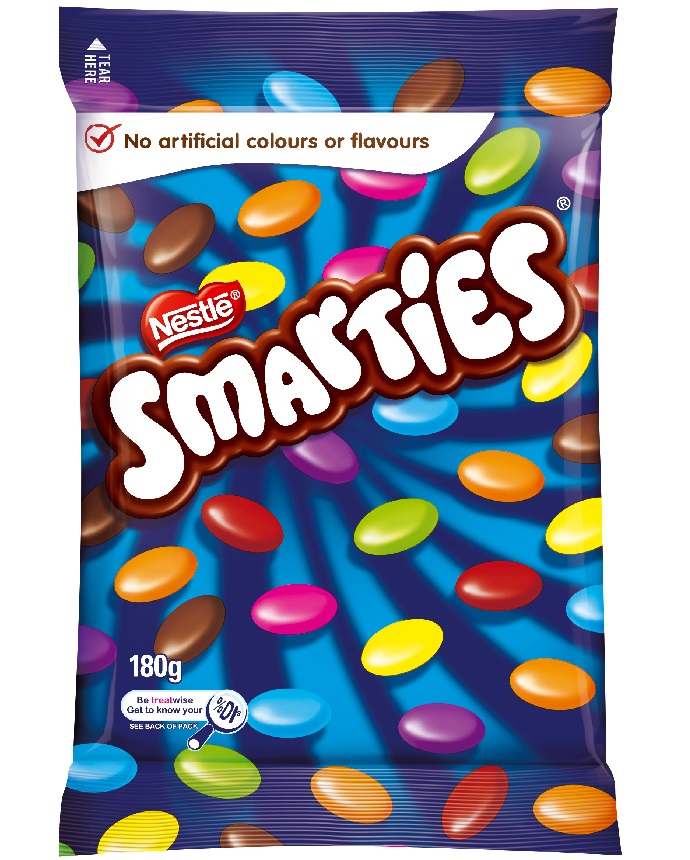 Smarties Mini Snack Chocolate Bag