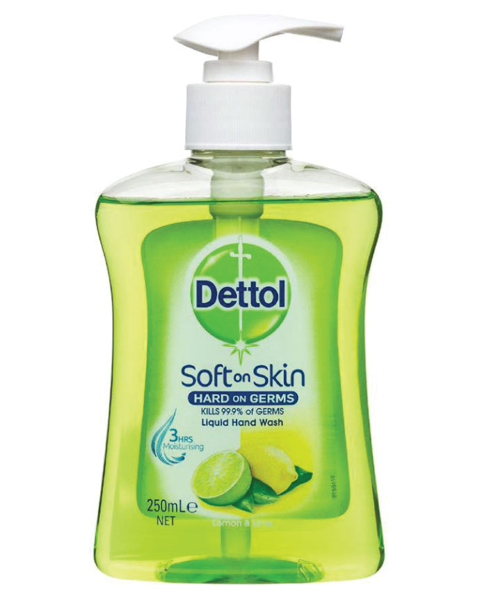 Dettol Liquid Hand Wash Pump Lemon & Lime 250ml