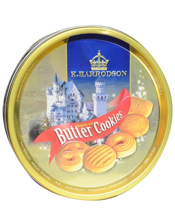 K.Harrodson Danish Style Butter Cookies in Tin