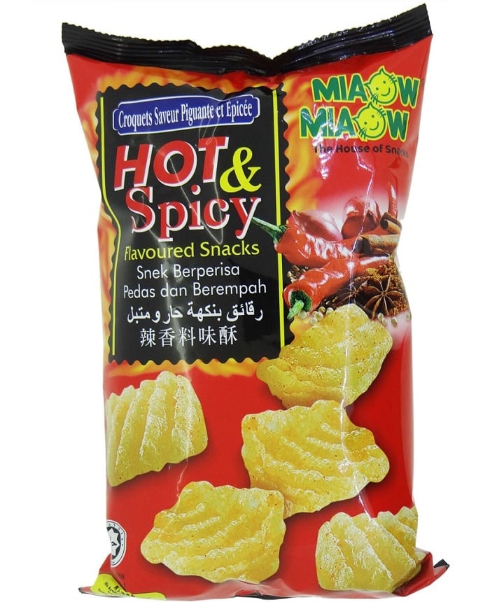 Miaow Flavoured Chips Hot & Spicy