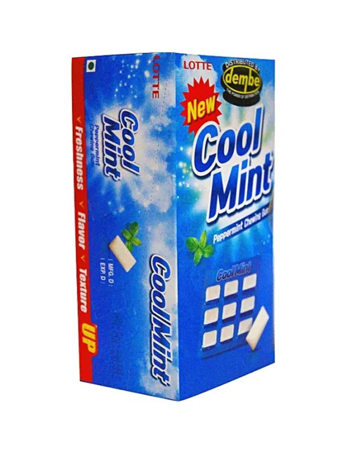 Cool Mint Pepper Mint Gum 8pcs