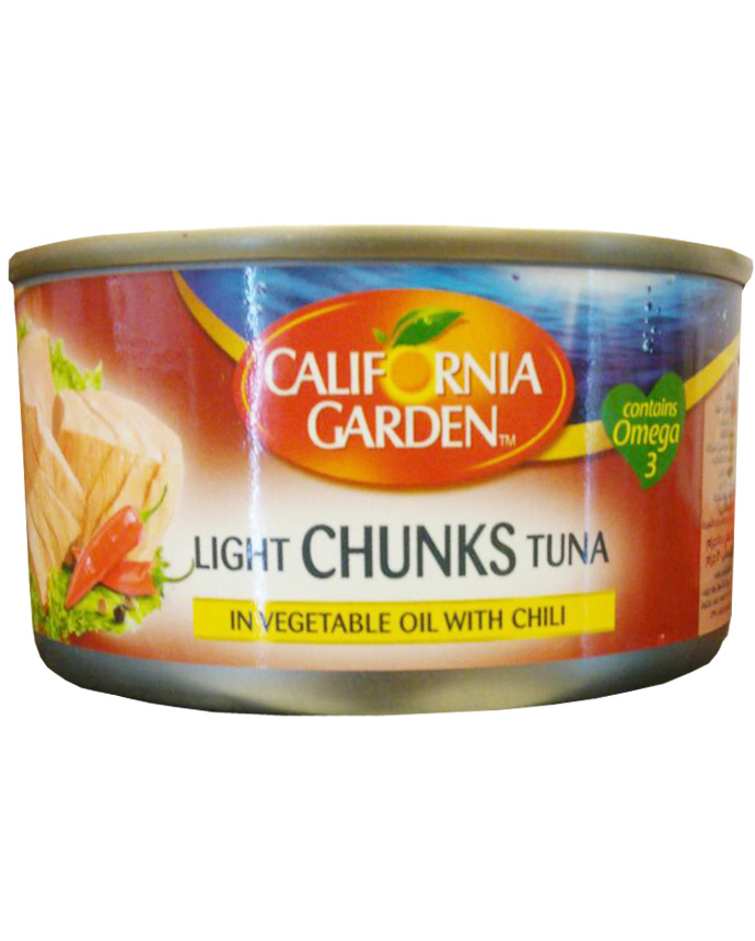 California Garden Light Chunk Tuna In Vegetable Oil With Chilli