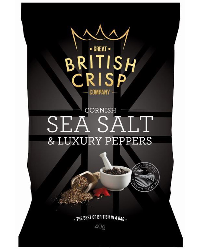 The British  Sea Salt & Black Pepper Crisp