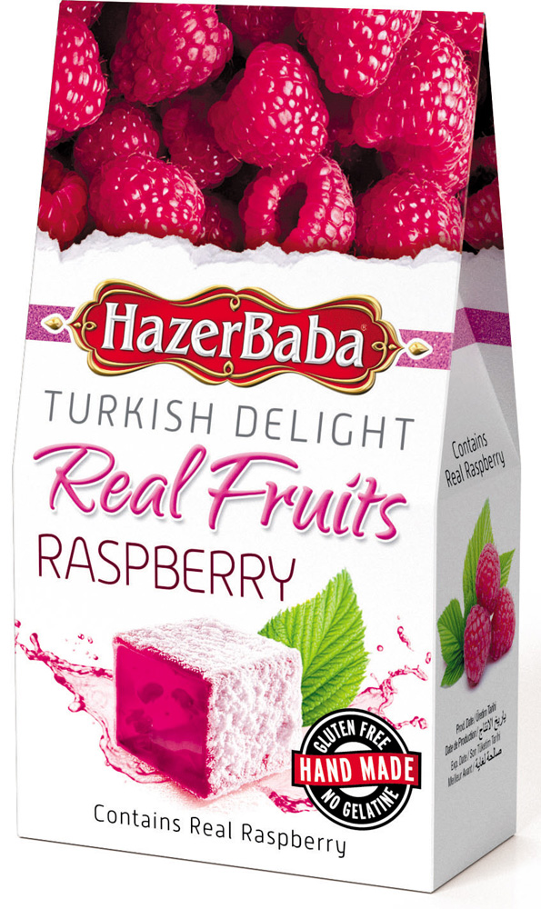 Hazer Baba Turkish Delight Raspberry 6×100gm 