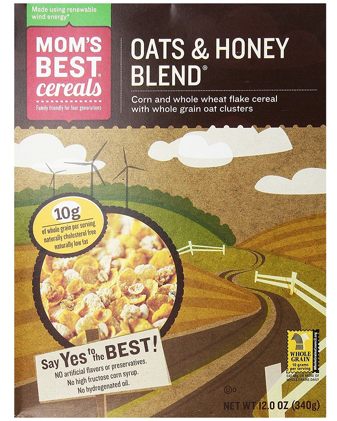 Mom's Best Oats & Honey Blend Cereal 340 Grams