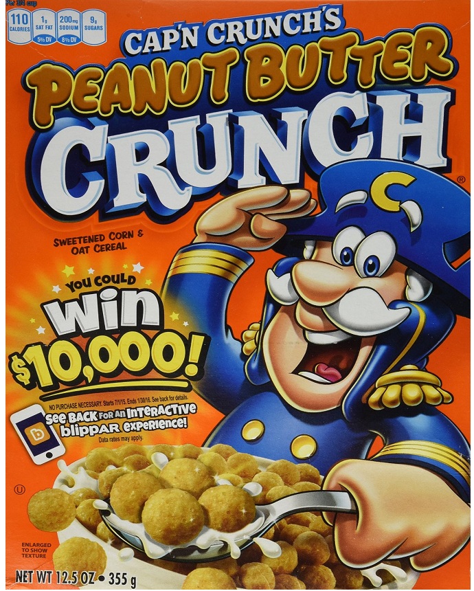 Quaker Cap'n Crunch Peanut Butter Crunch Cereal