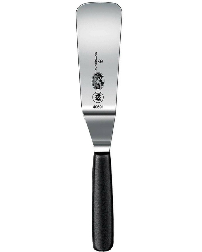 Victorinox Offset Spatula/Turner 6-Inch Black Polypropylene Handle