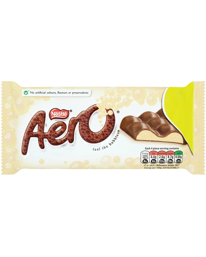 Nestle Aero White Chocolate Sharing Bar