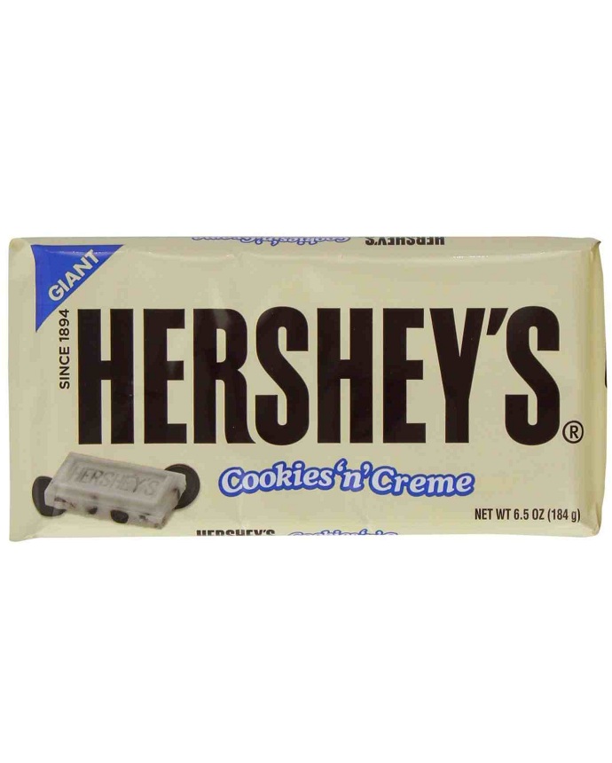 Hersheys Chocolate Cookies N Cream Giant Bar