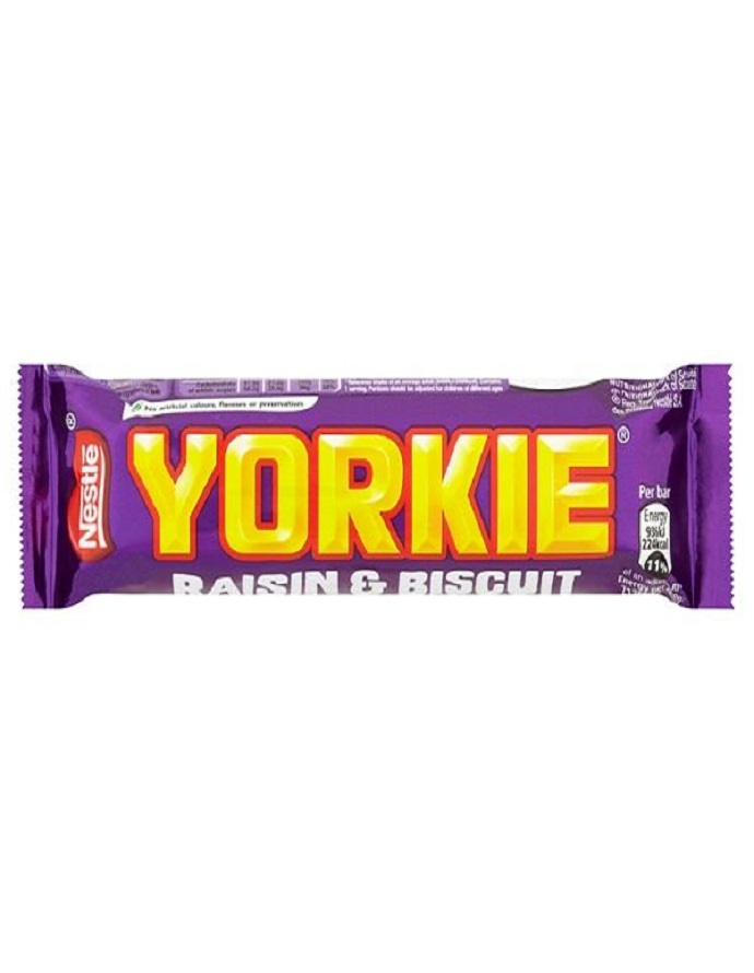 Nestle Chocolate Yorkie Raisin & Biscuit