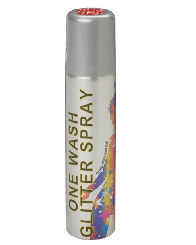 Stargazer One Wash Glitter Hair Colour Spray Red