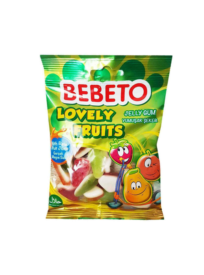 Bebeto Lovely Fruit Jelly 80g