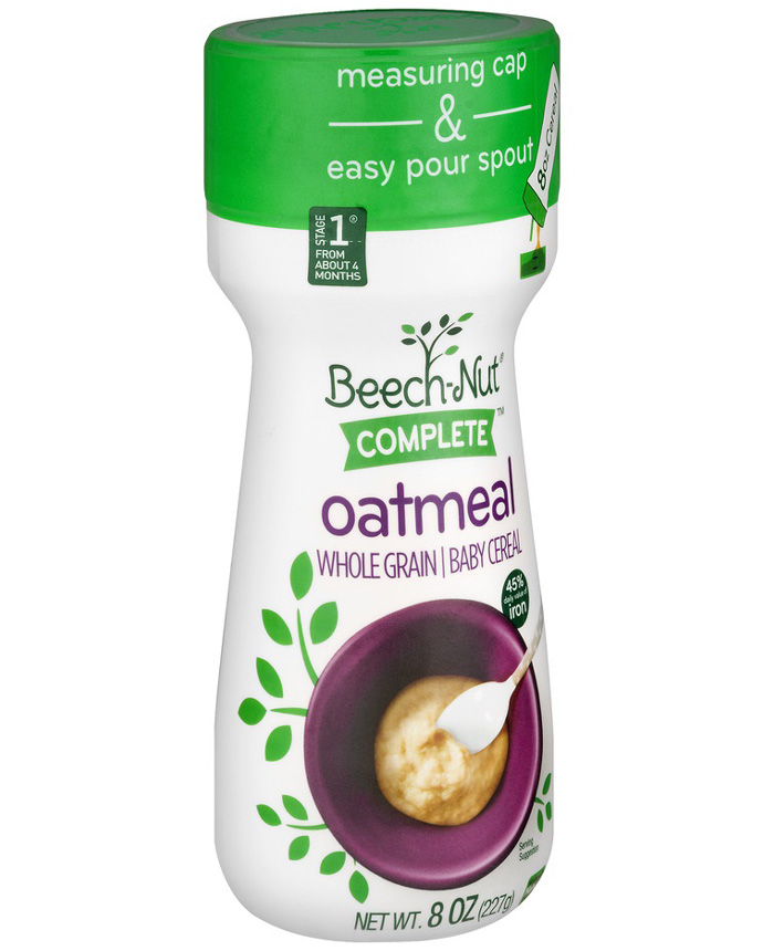 Beech Nut Complete Oatmeal Whole Grain Baby Cereal
