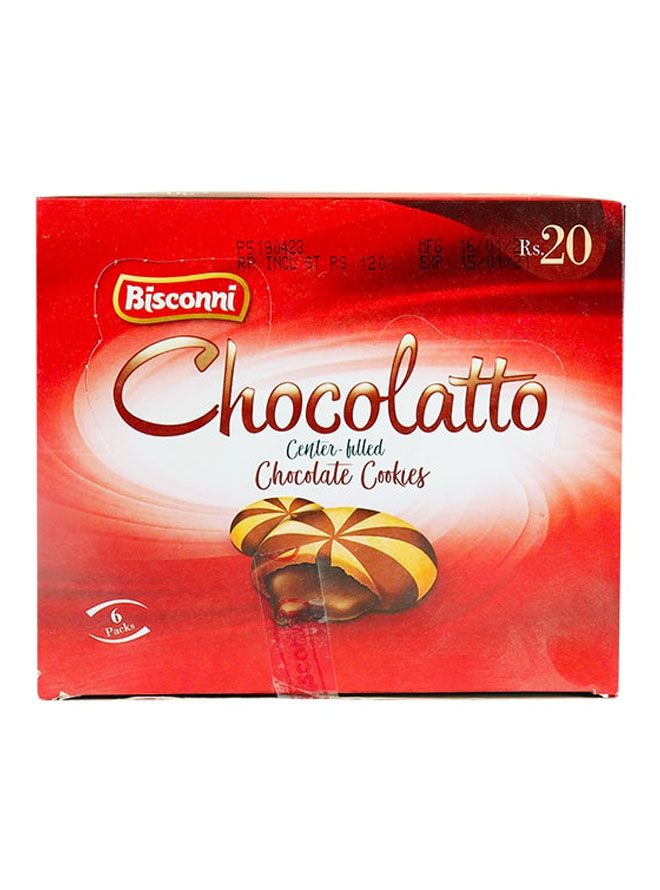 Bisconni Biscuit Chocolatto Cookies Pack of 6