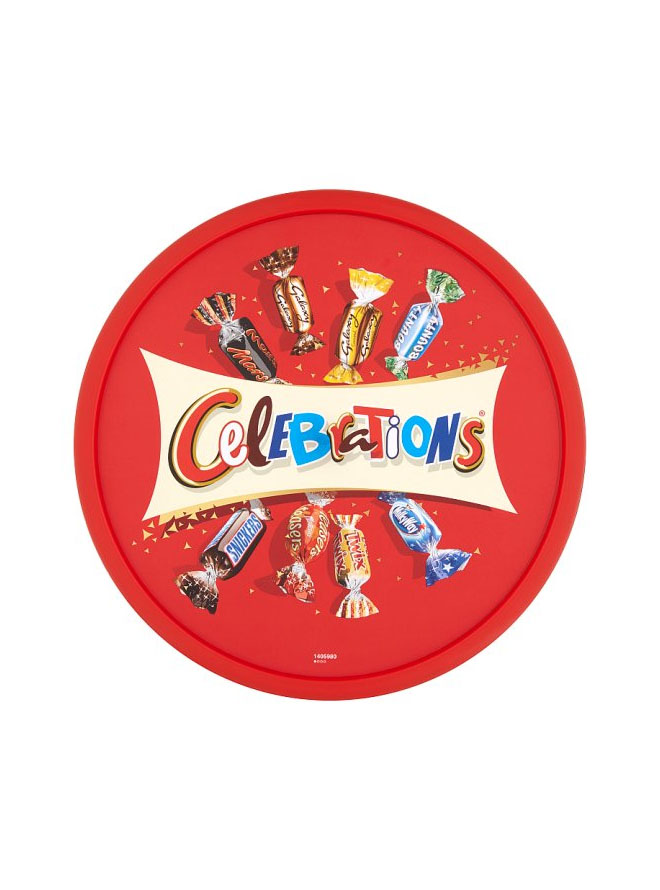 Celebrations Chocolate Tube