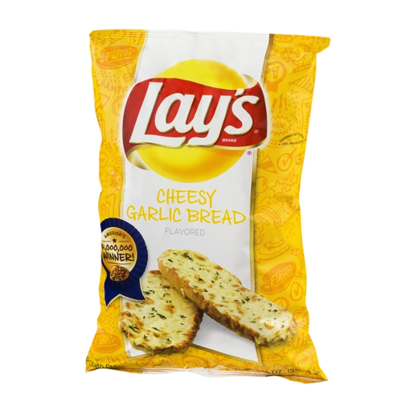 Lays  Chips Cheesy Garlic Bread