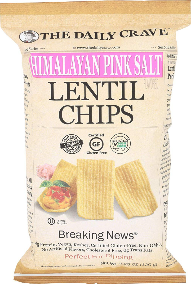 The Daily Carve Lentil Chips 120g