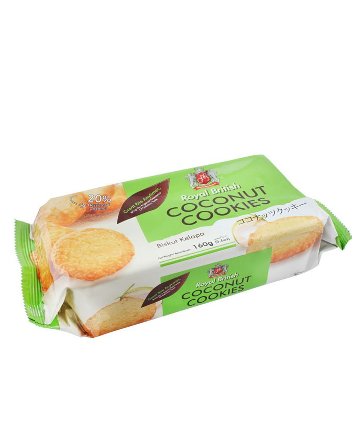 Royal british coconut cookies 160gm