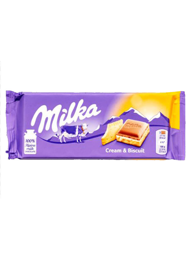 Milka Cream & Bisuit 100g