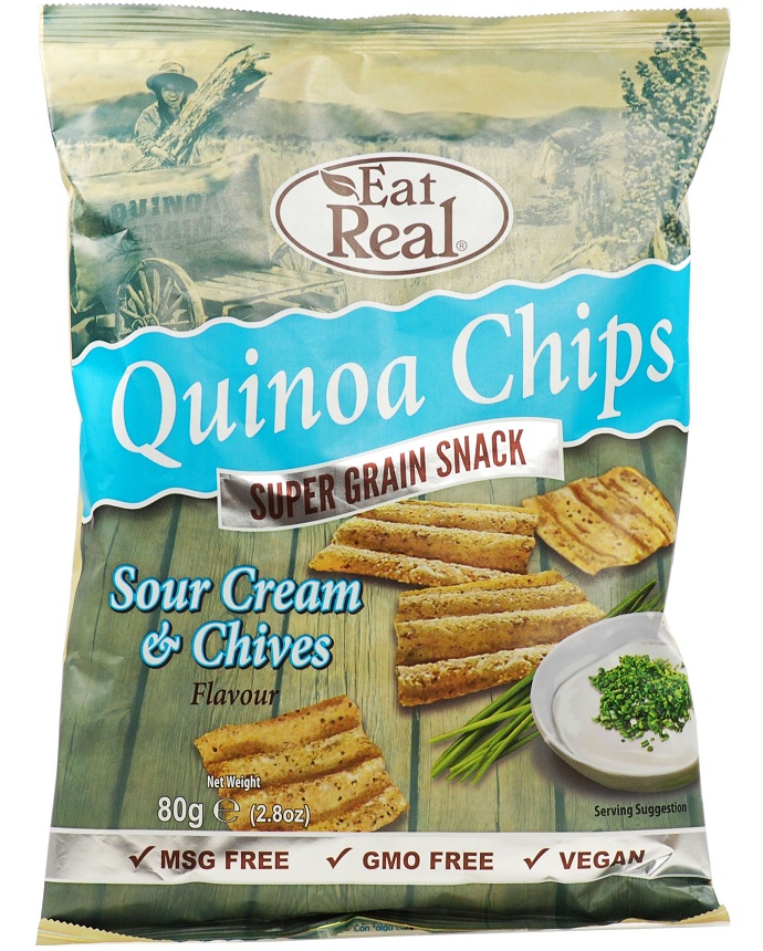 Eat Real Quinoa Chips Sour Cream & Chives