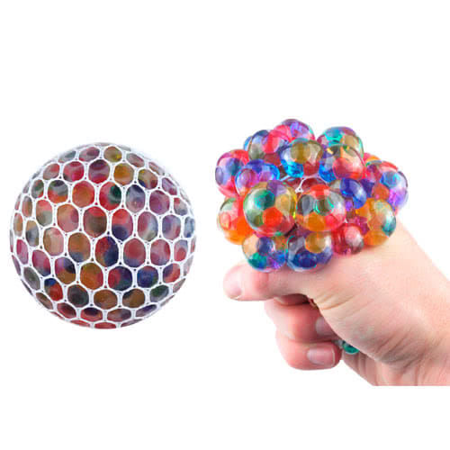 House Of Toys Mesh Squish Ball Double Colour
