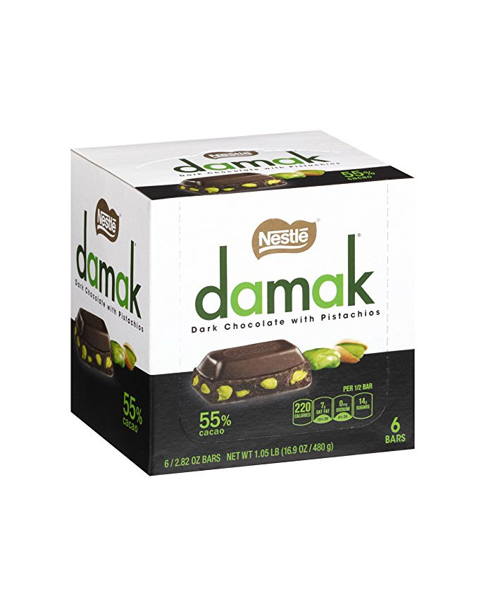 Nestle Chocolate Square Pistachio Bitter 55% Cocoa 65g