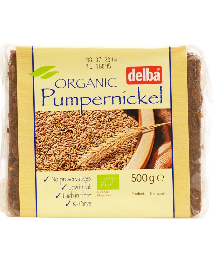 Delba Backbetries Organic Pumpernickel Bread