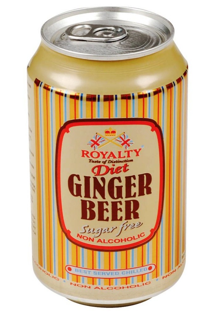 Royal Garden Royalty Drinks Diet Ginger Beer Tin