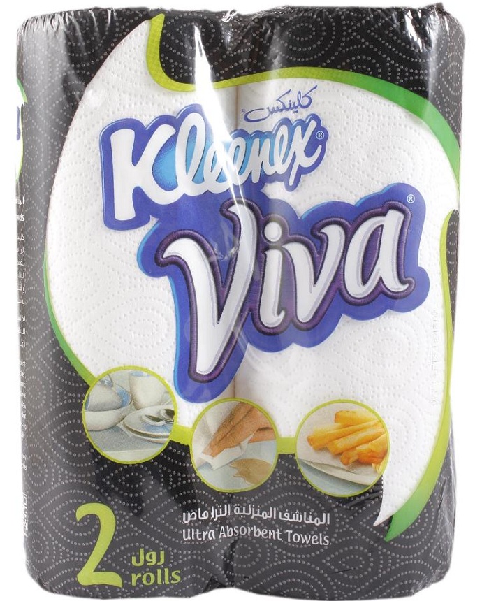 Kleenex Viva Kitchen Towels Roll 2 Rolls 