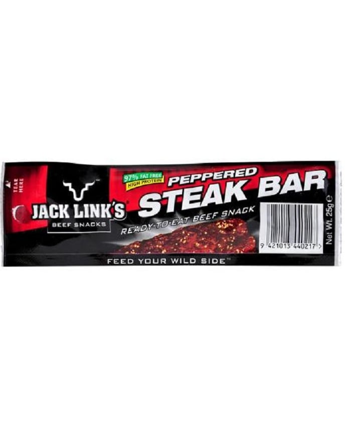 Jack Links Meat Steak Bar Peppered