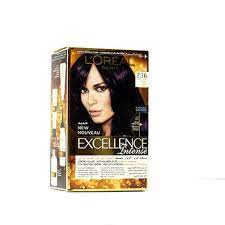 Loreal Exc Hair Color vilot black noir 2.16