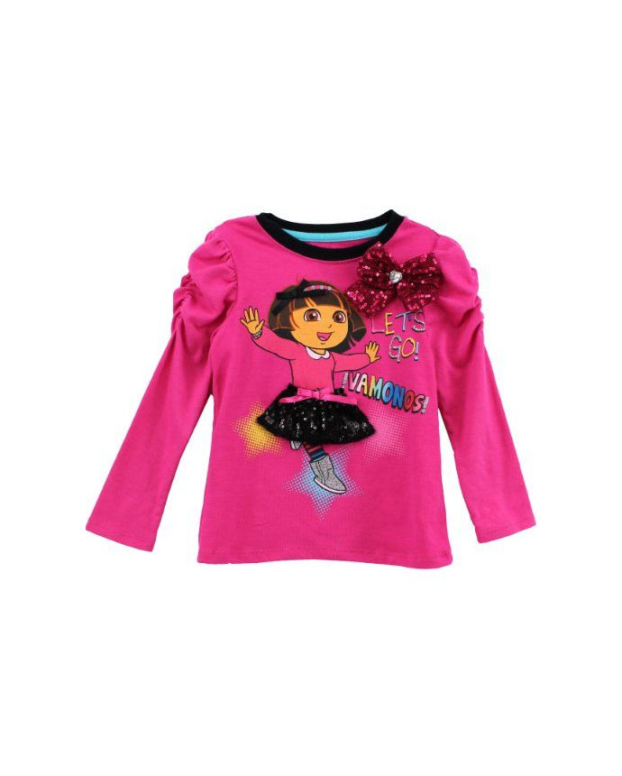 Nickelodeon Dora The Explorer Girl Tunic Top 2T Pink