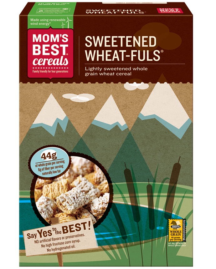 Mom's Best Cereals Sweetened Wheatfuls 467 Grams