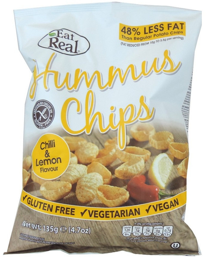 Eat Real Hummus Chips Chilli & Lemon