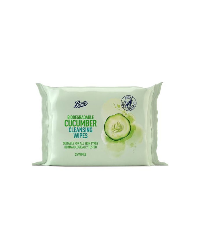 Boots Cleansing Face Wipes Sensitive 25s