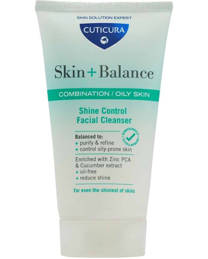Cuticura Facial Cleanser Skin+Balance Shine Control 