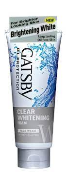 Gatsby Power Clear Whitening Foam Face Wash 120g
