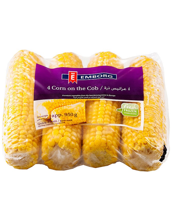 Emborg Frozen Food 4 Corn On The Comb