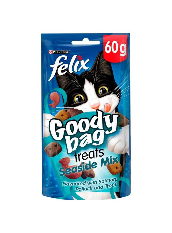 Felix Goody Bag Cat Treats Seaside Mix 60g