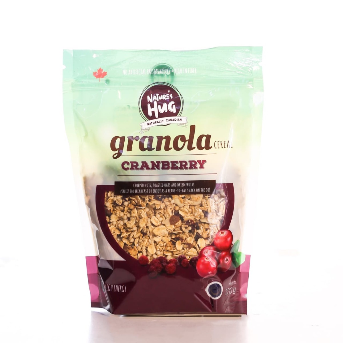 Natures Hug Cranberry Granola 330g	