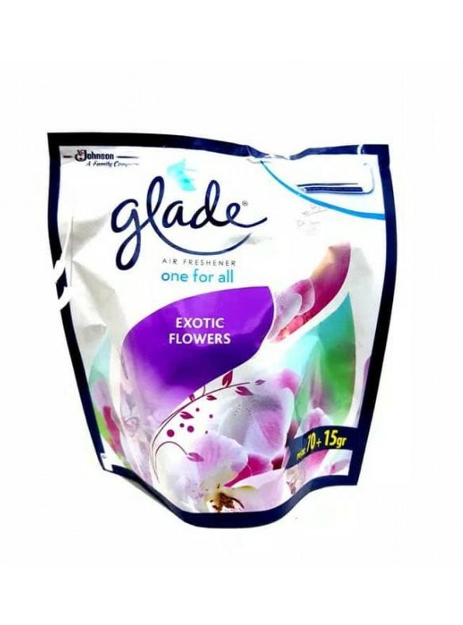 Glade Air Freshner One For All Gel Exotic Flowers 85g