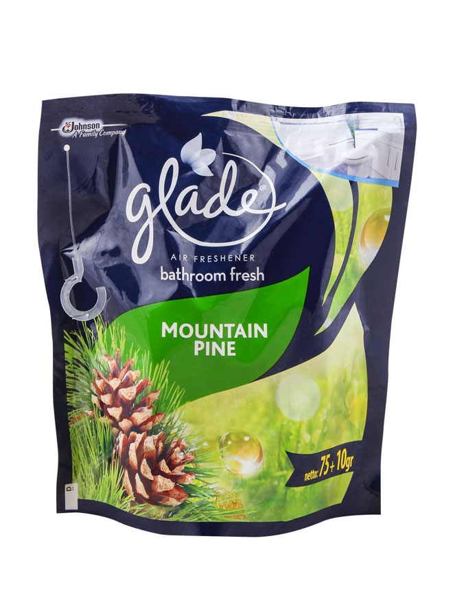 Glade Air Freshner Bathroom Gel Fresh Mountain Pine 85g