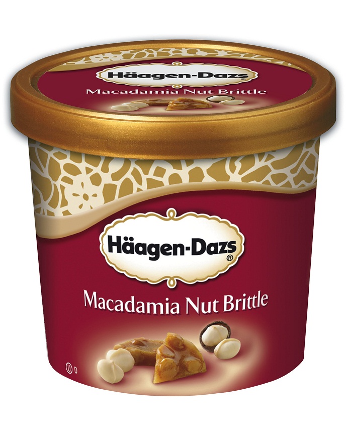 Haagen-Dazs Macadamia Nut Brittle Ice Cream 