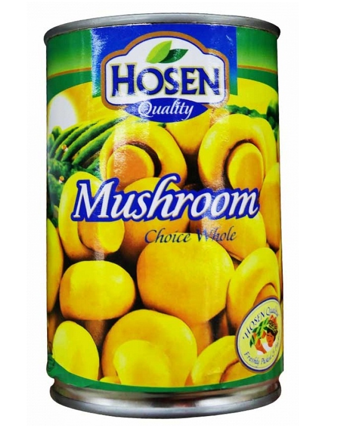 Hosen Tin Vegetables Whole Mushroom