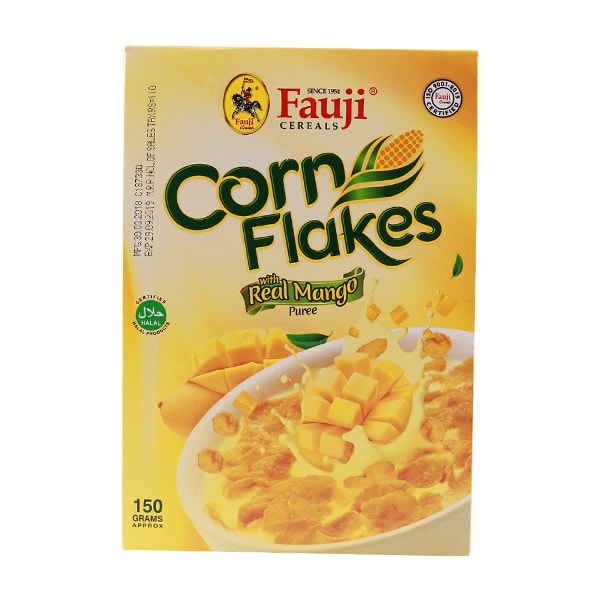 Fauji Cereal Corn Flakes Real Mango 150g