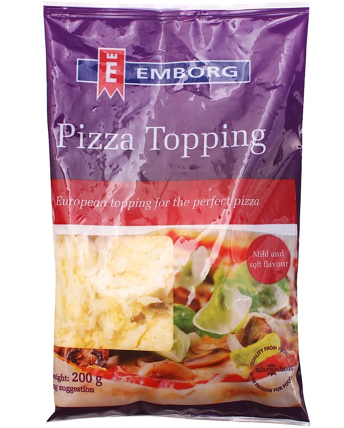 Emborg Pizza Topping Shredded Cheese