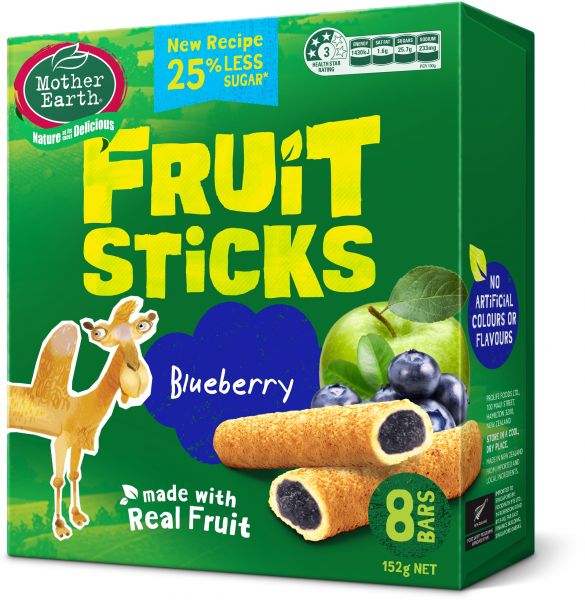 Mother Earth Fruit Blueberry Sticks 152gm