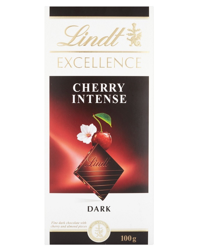 Lindt Excellence Cherry Intense Dark Chocolate Bar