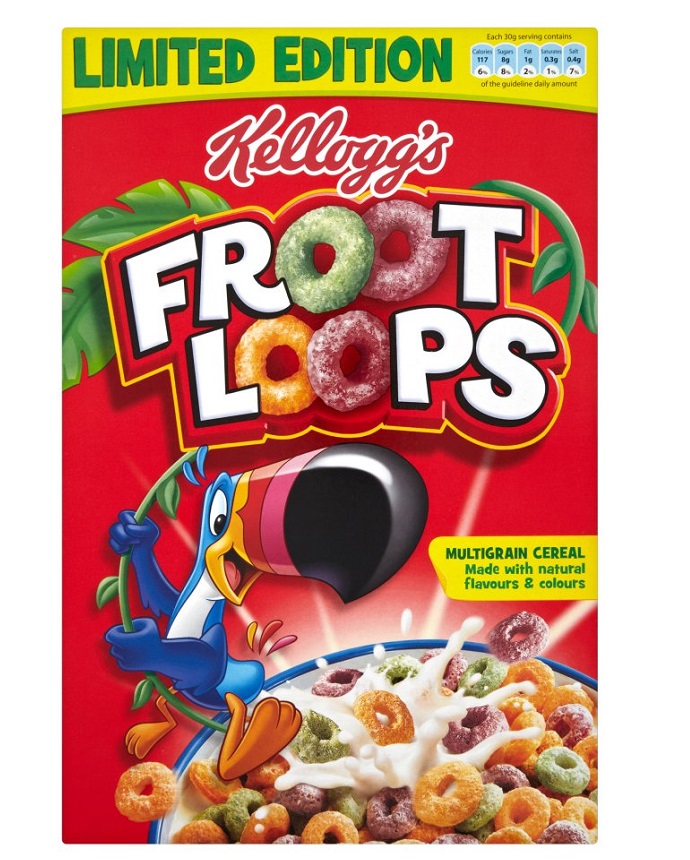 Kellogg's Froot Loops Sweetened Multi-Grain Cereal